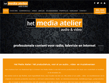 Tablet Screenshot of mediaatelier.nl